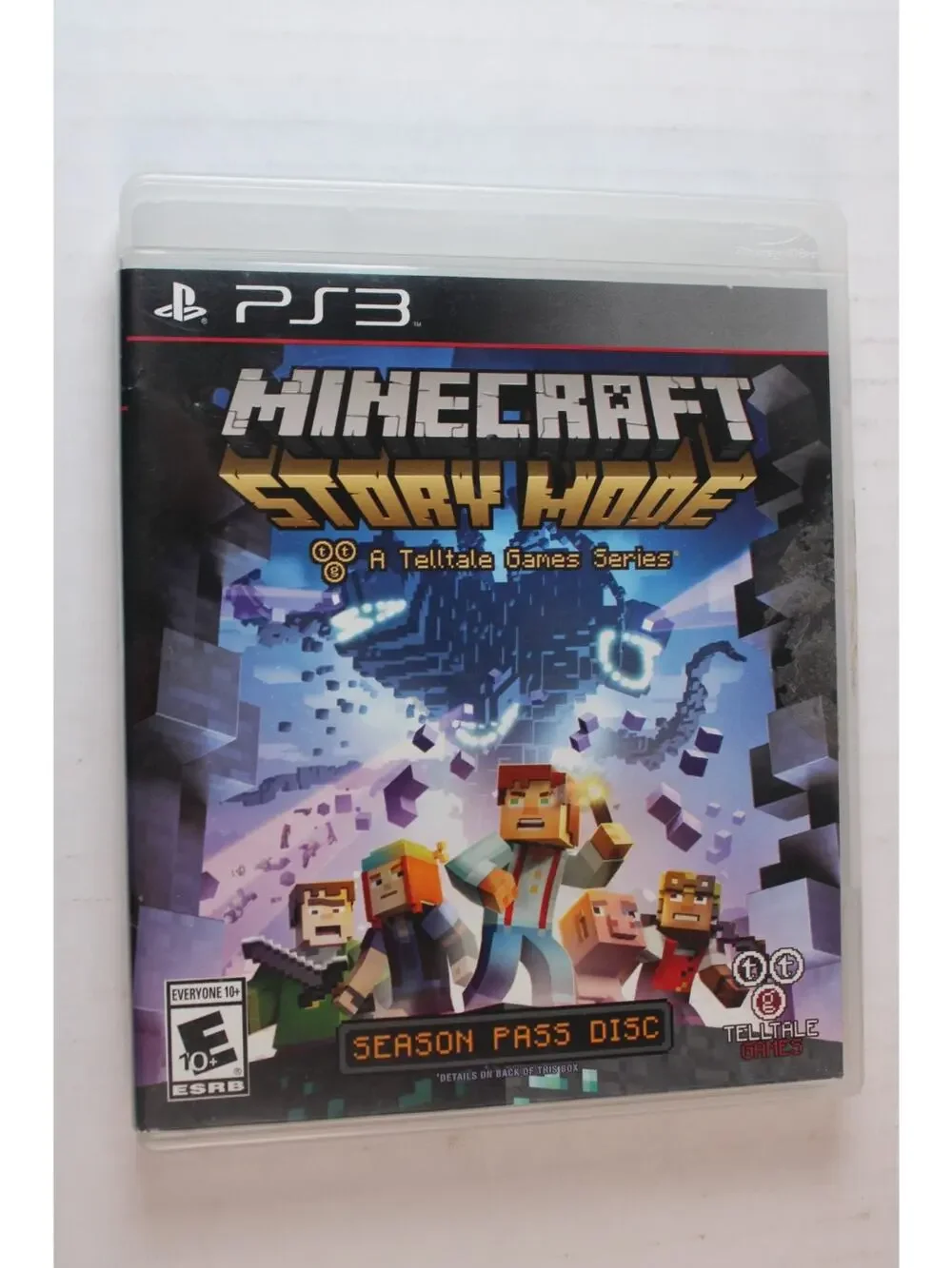 Minecraft Story Mode Season Pass Disc (PlayStation 3, 2015, PS3) Complete
